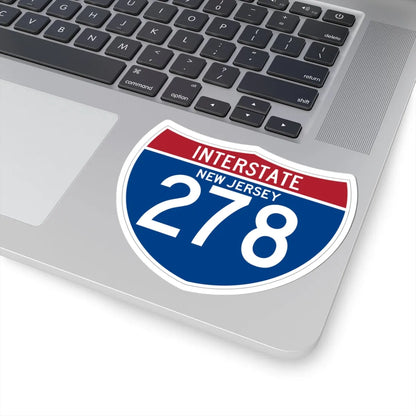I-278 NJ (New Jersey) (Road Sign) STICKER Vinyl Kiss-Cut Decal - The Sticker Space