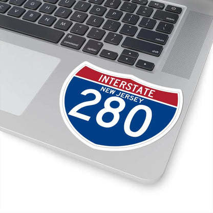 I-280 NJ (New Jersey) (Road Sign) STICKER Vinyl Kiss-Cut Decal - The Sticker Space