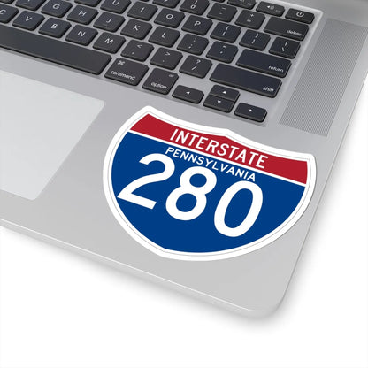 I-280 PA (Pennsylvania) (Road Sign) STICKER Vinyl Kiss-Cut Decal - The Sticker Space