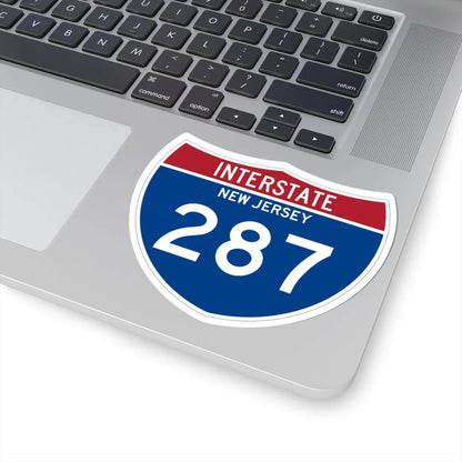 I-287 NJ Metric (New Jersey) (Road Sign) STICKER Vinyl Kiss-Cut Decal - The Sticker Space