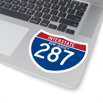 I-287 NJ (New Jersey) (Road Sign) STICKER Vinyl Kiss-Cut Decal - The Sticker Space