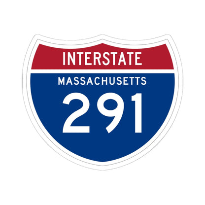 I-291 MA 1961 (Massachusetts) (Road Sign) STICKER Vinyl Kiss-Cut Decal 6 Inch White - The Sticker Space
