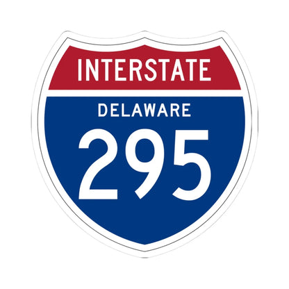 I-295 DE 1957 (Delaware) (Road Sign) STICKER Vinyl Kiss-Cut Decal 3 Inch White - The Sticker Space