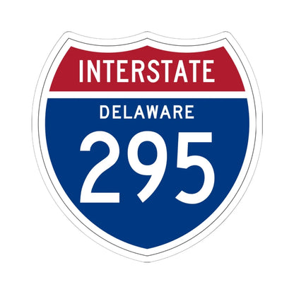 I-295 DE 1957 (Delaware) (Road Sign) STICKER Vinyl Kiss-Cut Decal 6 Inch White - The Sticker Space