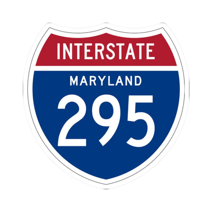 I-295 MD 1957 (Maryland) (Road Sign) STICKER Vinyl Kiss-Cut Decal 2 Inch White - The Sticker Space