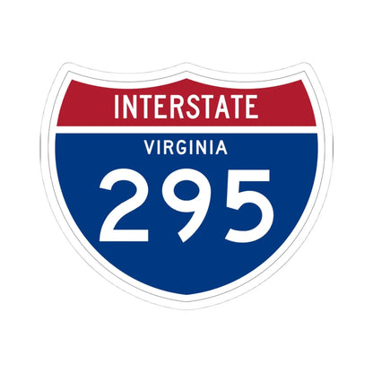 I-295 VA 1961 (Virginia) (Road Sign) STICKER Vinyl Kiss-Cut Decal 4 Inch White - The Sticker Space