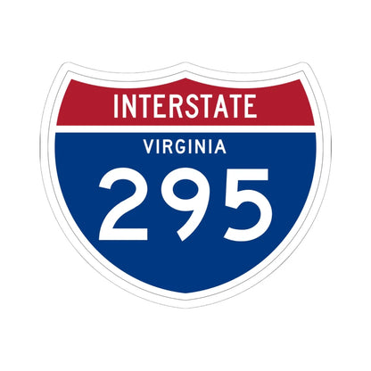 I-295 VA 1961 (Virginia) (Road Sign) STICKER Vinyl Kiss-Cut Decal 6 Inch White - The Sticker Space