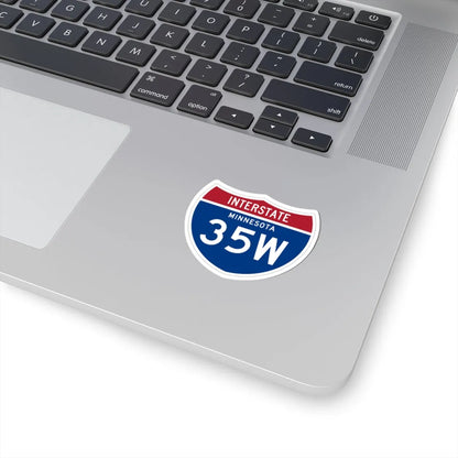 I-35W MN 1961 (Minnesota) (Road Sign) STICKER Vinyl Kiss-Cut Decal - The Sticker Space