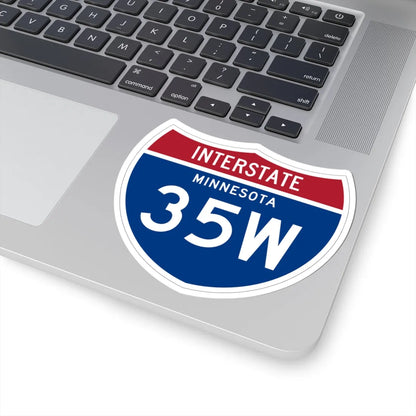 I-35W MN 1961 (Minnesota) (Road Sign) STICKER Vinyl Kiss-Cut Decal - The Sticker Space