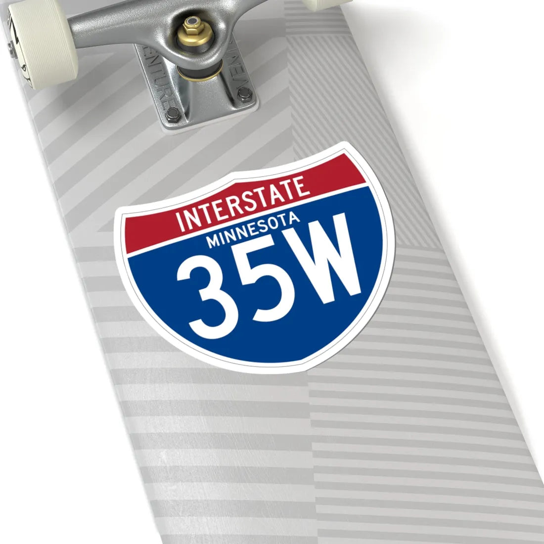 I-35W MN (Minnesota) (Road Sign) STICKER Vinyl Kiss-Cut Decal - The Sticker Space