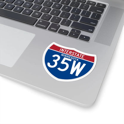 I-35W MN (Minnesota) (Road Sign) STICKER Vinyl Kiss-Cut Decal - The Sticker Space