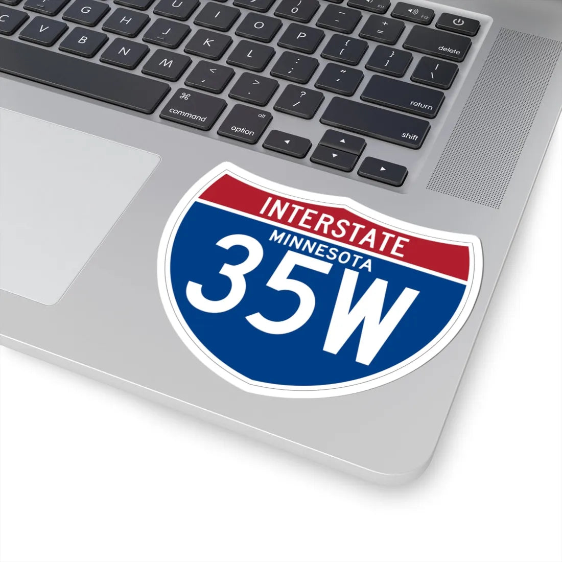 I-35W MN (Minnesota) (Road Sign) STICKER Vinyl Kiss-Cut Decal - The Sticker Space