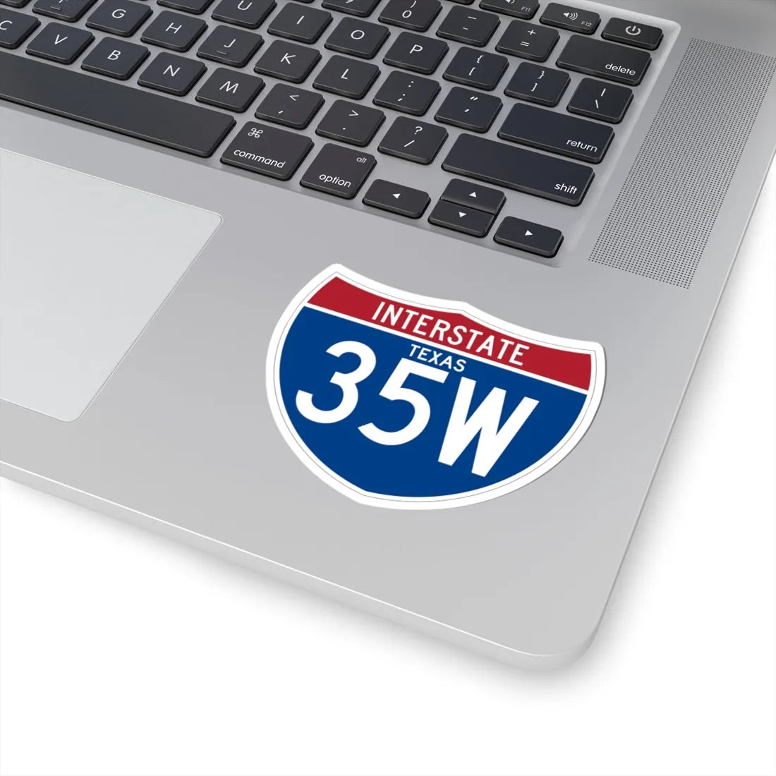 I-35W TX (Texas) (Road Sign) STICKER Vinyl Kiss-Cut Decal - The Sticker Space