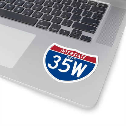 I-35W TX (Texas) (Road Sign) STICKER Vinyl Kiss-Cut Decal - The Sticker Space