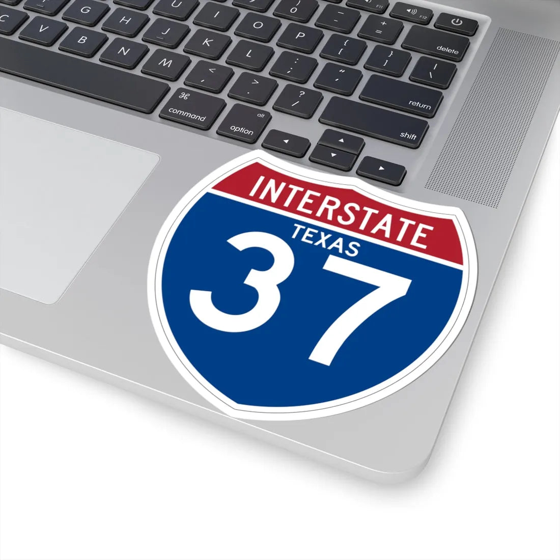 I-37 TX (Texas) (Road Sign) STICKER Vinyl Kiss-Cut Decal - The Sticker Space