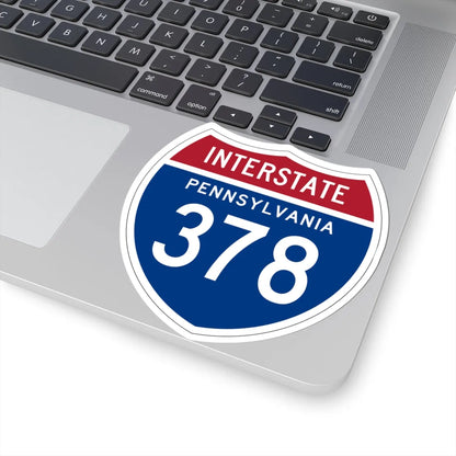 I-378 PA 1957 (Pennsylvania) (Road Sign) STICKER Vinyl Kiss-Cut Decal - The Sticker Space