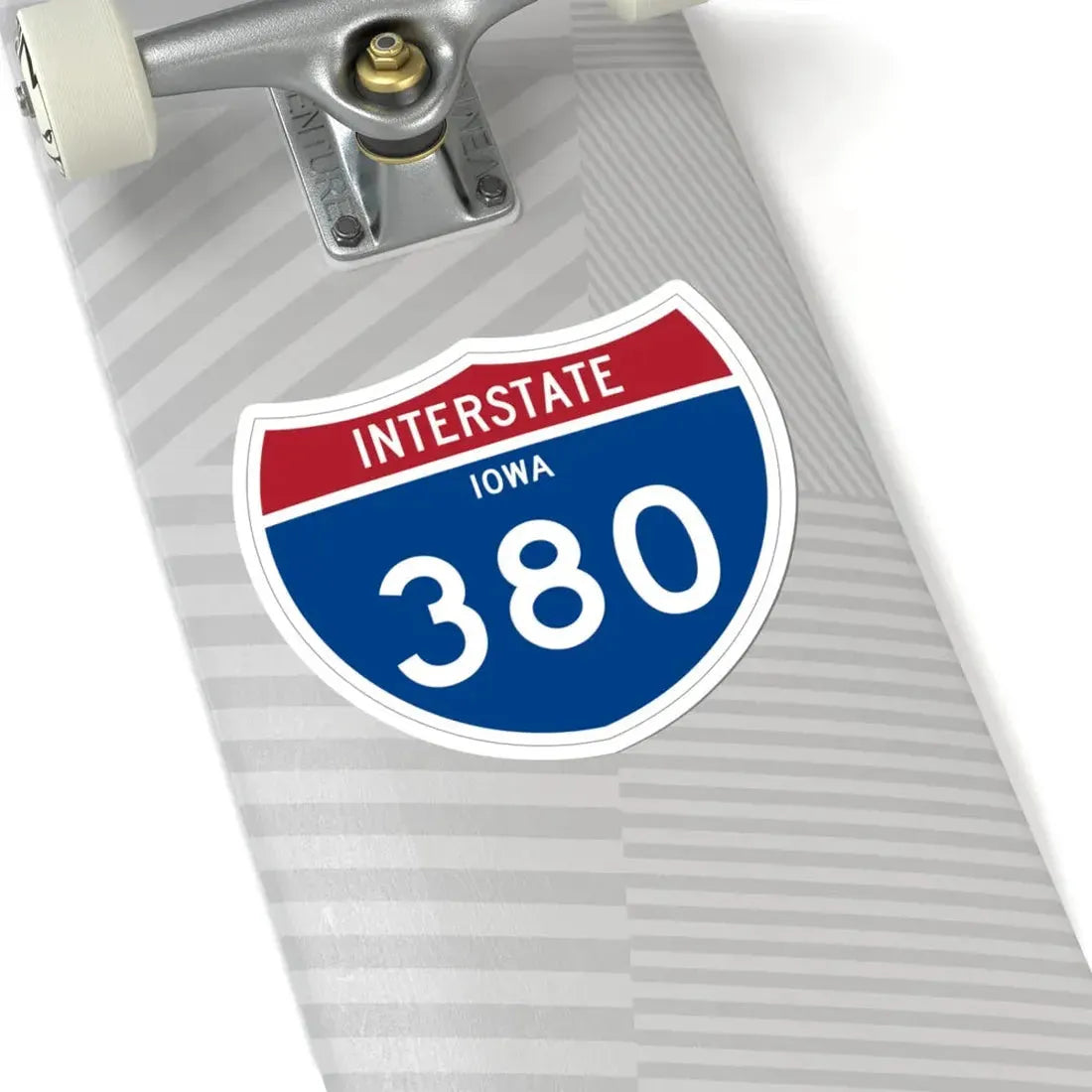 I-380 IA 1961 (Iowa) (Road Sign) STICKER Vinyl Kiss-Cut Decal - The Sticker Space