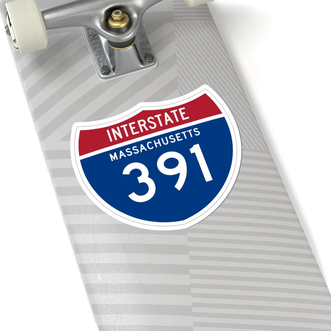 I-391 MA 1961 (Massachusetts) (Road Sign) STICKER Vinyl Kiss-Cut Decal - The Sticker Space