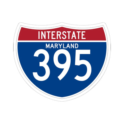 I-395 MD (Maryland) (Road Sign) STICKER Vinyl Kiss-Cut Decal 6 Inch White - The Sticker Space