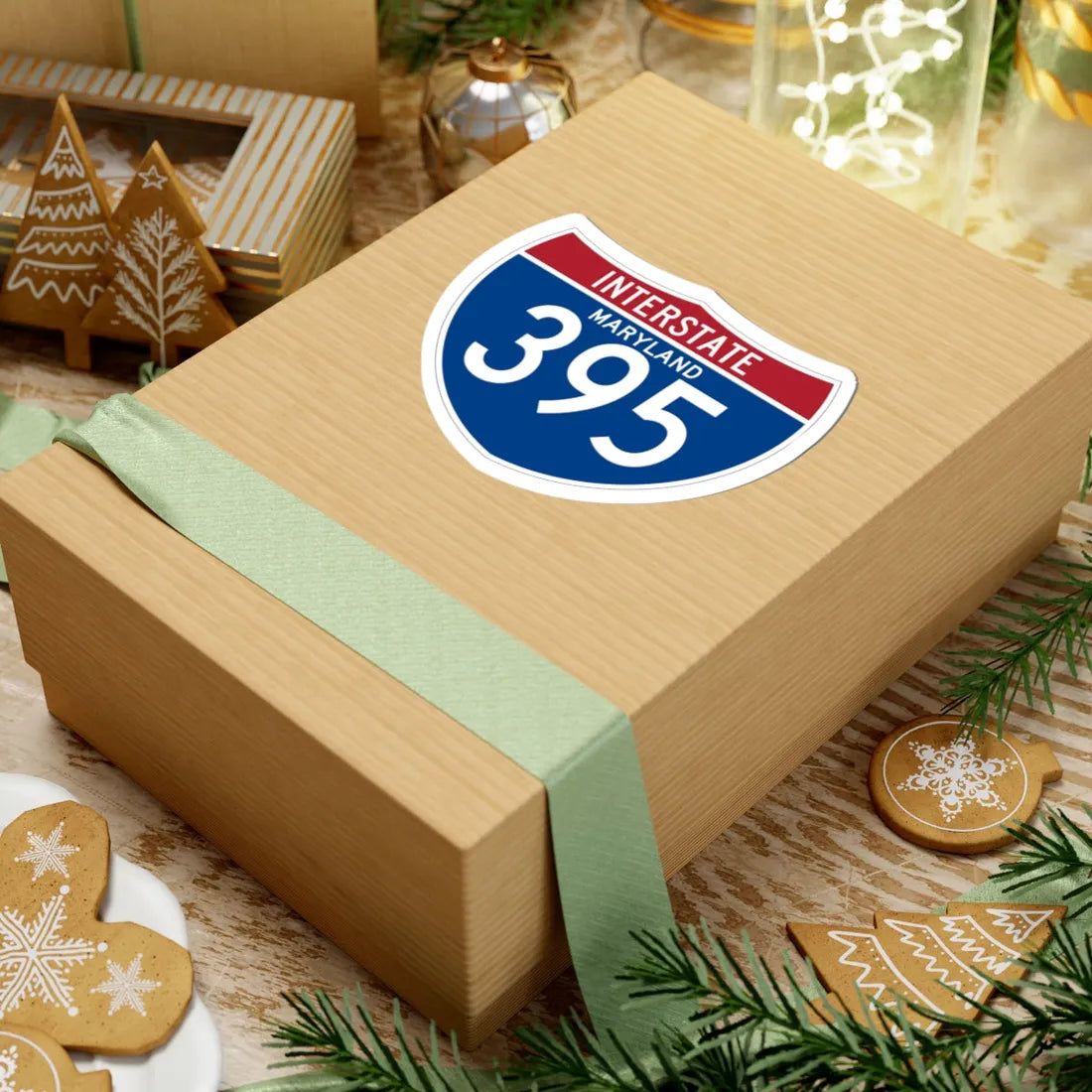 I-395 MD (Maryland) (Road Sign) STICKER Vinyl Kiss-Cut Decal - The Sticker Space