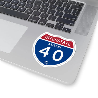 I-40 AZ 1957 (Arizona) (Road Sign) STICKER Vinyl Kiss-Cut Decal - The Sticker Space