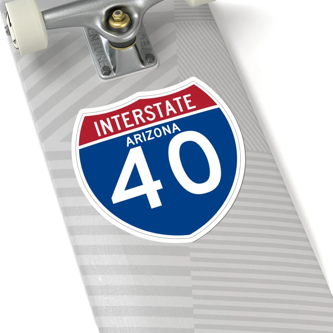 I-40 AZ (Arizona) (Road Sign) STICKER Vinyl Kiss-Cut Decal - The Sticker Space