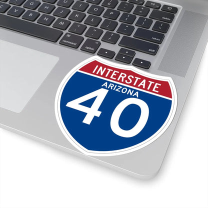 I-40 AZ (Arizona) (Road Sign) STICKER Vinyl Kiss-Cut Decal - The Sticker Space