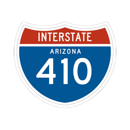 I-410 AZ 1961 (Arizona) (Road Sign) STICKER Vinyl Kiss-Cut Decal 6 Inch White - The Sticker Space