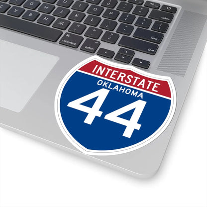 I-44 OK (Oklahoma) (Road Sign) STICKER Vinyl Kiss-Cut Decal - The Sticker Space