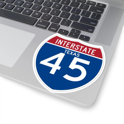I-45 TX (Texas) (Road Sign) STICKER Vinyl Kiss-Cut Decal - The Sticker Space