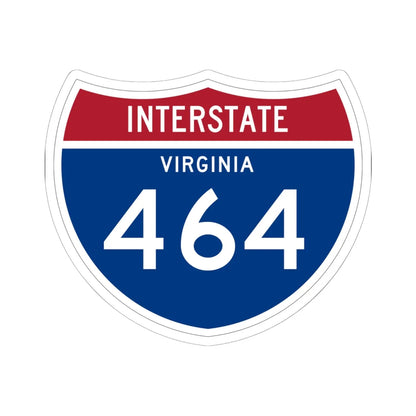 I-464 VA 1961 (Virginia) (Road Sign) STICKER Vinyl Kiss-Cut Decal 6 Inch White - The Sticker Space