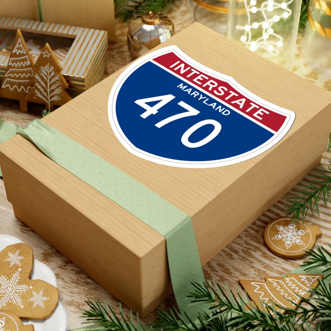 I-470 MD (Maryland) (Road Sign) STICKER Vinyl Kiss-Cut Decal - The Sticker Space