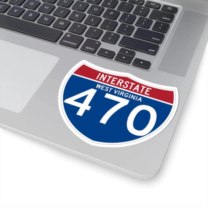 I-470 WV (Virginia) (Road Sign) STICKER Vinyl Kiss-Cut Decal - The Sticker Space