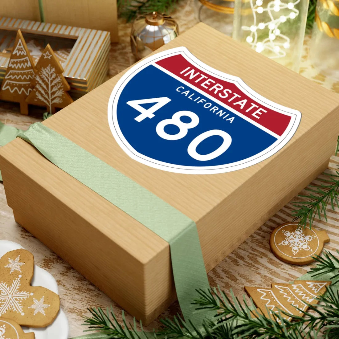 I-480 CA (California) (Road Sign) STICKER Vinyl Kiss-Cut Decal - The Sticker Space