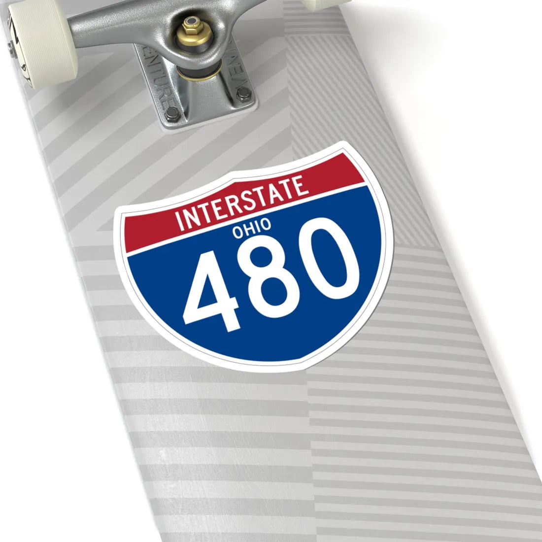 I-480 OH (Ohio) (Road Sign) STICKER Vinyl Kiss-Cut Decal - The Sticker Space