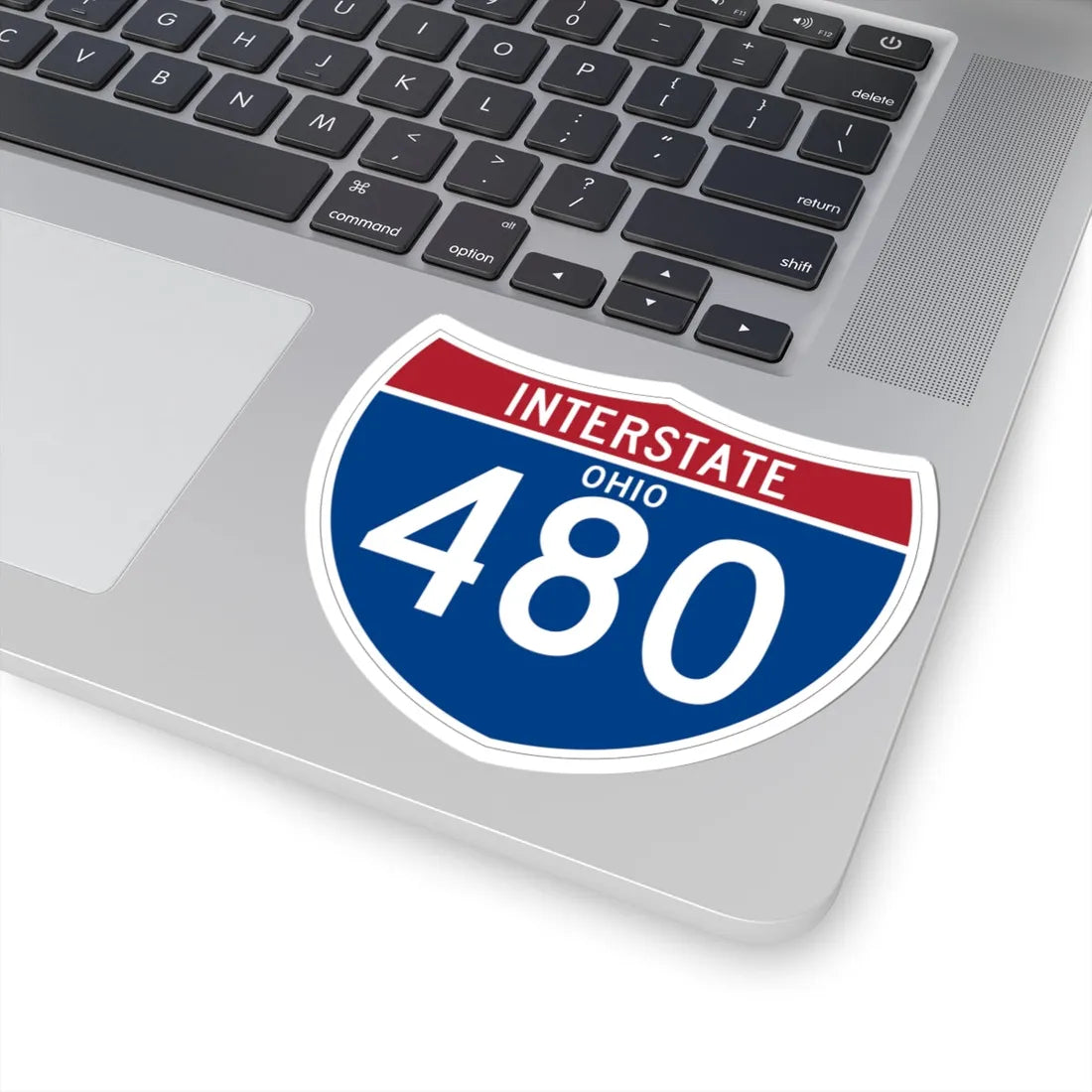 I-480 OH (Ohio) (Road Sign) STICKER Vinyl Kiss-Cut Decal - The Sticker Space