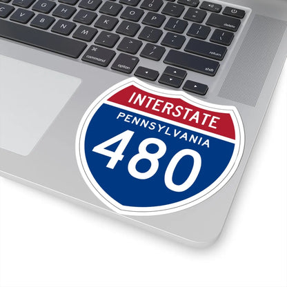 I-480 PA 1957 (Pennsylvania) (Road Sign) STICKER Vinyl Kiss-Cut Decal - The Sticker Space