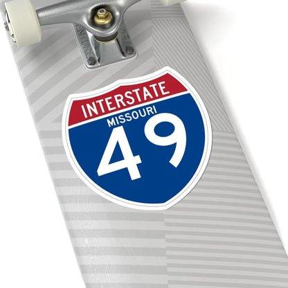 I-49 MO (Missouri) (Road Sign) STICKER Vinyl Kiss-Cut Decal - The Sticker Space