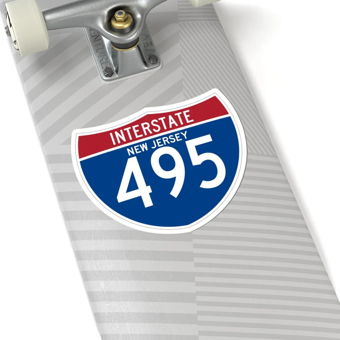 I-495 NJ (New Jersey) (Road Sign) STICKER Vinyl Kiss-Cut Decal - The Sticker Space
