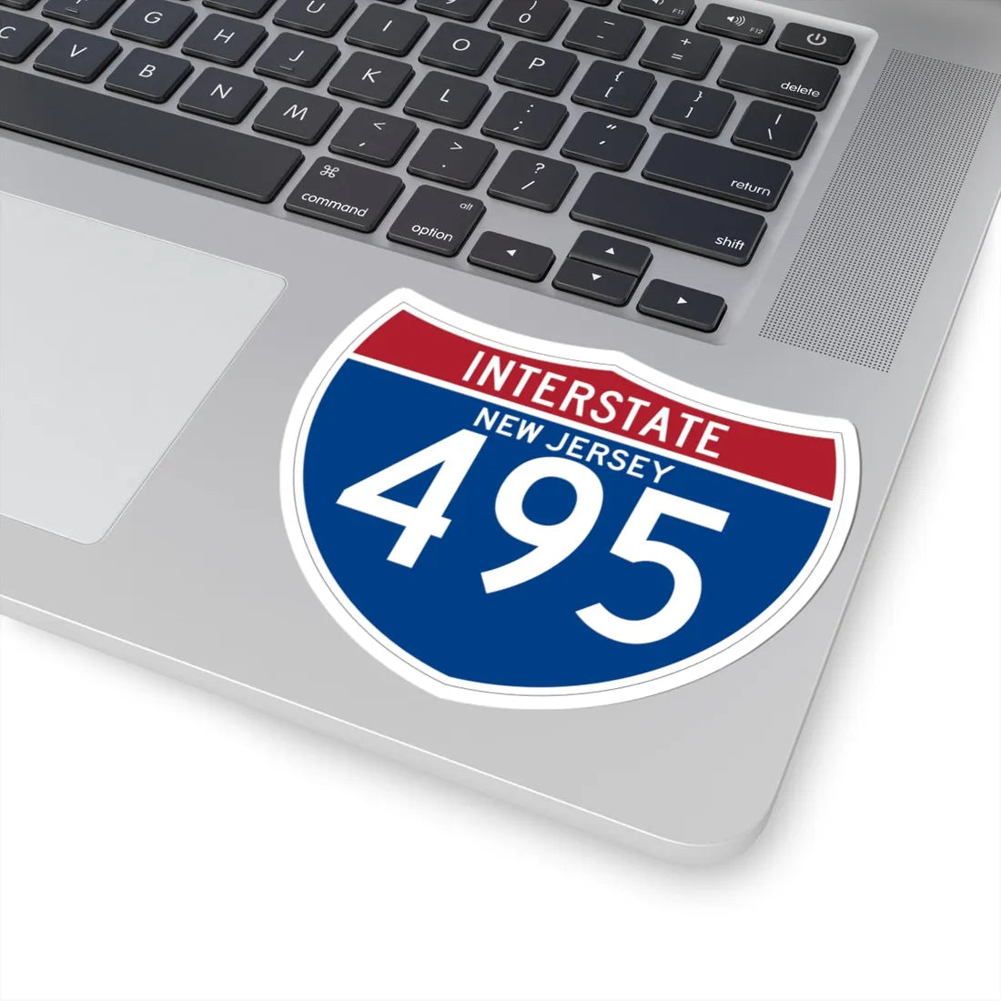 I-495 NJ (New Jersey) (Road Sign) STICKER Vinyl Kiss-Cut Decal - The Sticker Space