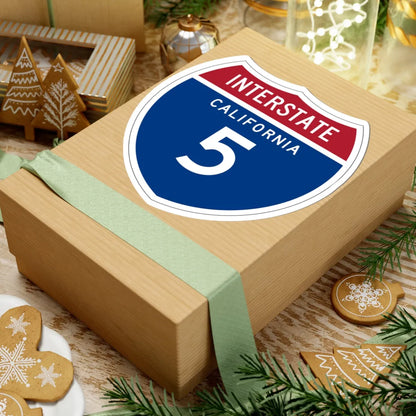 I-5 CA (California) (Road Sign) STICKER Vinyl Kiss-Cut Decal - The Sticker Space