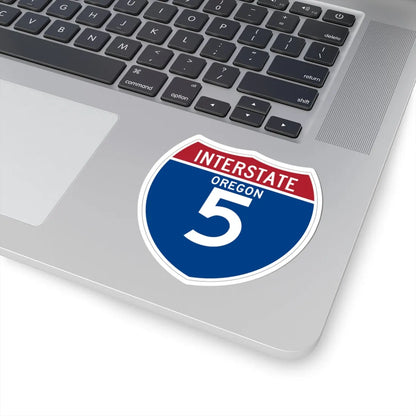 I-5 OR (Oregon) (Road Sign) STICKER Vinyl Kiss-Cut Decal - The Sticker Space