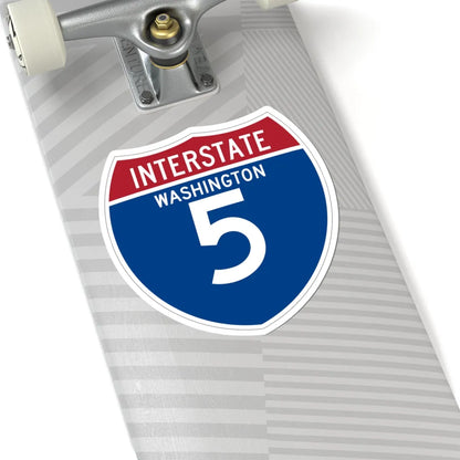 I-5 WA (Washington) (Road Sign) STICKER Vinyl Kiss-Cut Decal - The Sticker Space