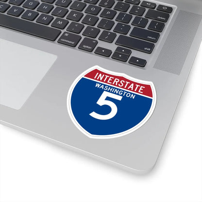 I-5 WA (Washington) (Road Sign) STICKER Vinyl Kiss-Cut Decal - The Sticker Space