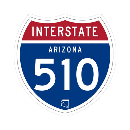 I-510 AZ 1957 (Arizona) (Road Sign) STICKER Vinyl Kiss-Cut Decal 3 Inch White - The Sticker Space