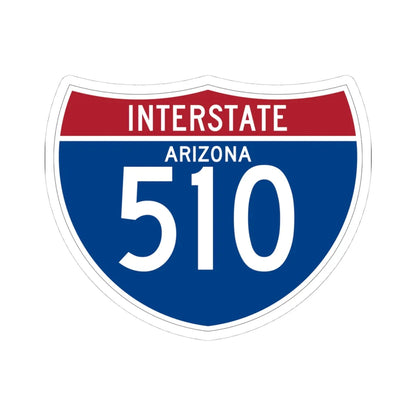 I-510 AZ (Arizona) (Road Sign) STICKER Vinyl Kiss-Cut Decal 4 Inch White - The Sticker Space