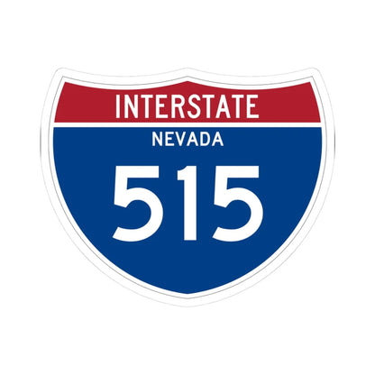 I-515 NV Metric (Nevada) (Road Sign) STICKER Vinyl Kiss-Cut Decal 3 Inch White - The Sticker Space