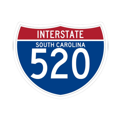 I-520 SC (South Carolina) (Road Sign) STICKER Vinyl Kiss-Cut Decal 3 Inch White - The Sticker Space