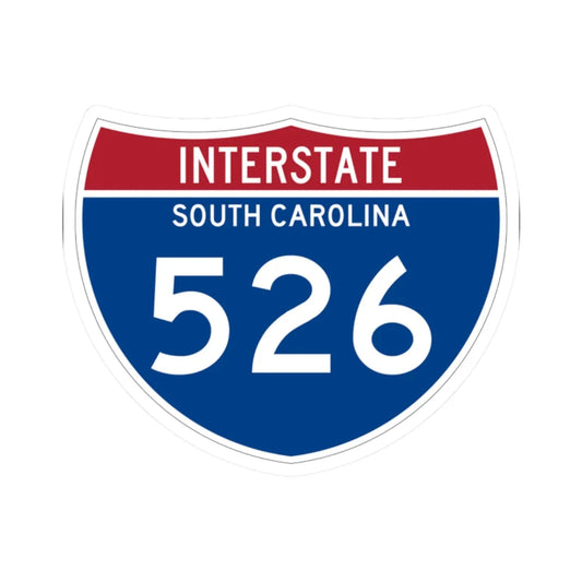 I-526 SC Metric (South Carolina) (Road Sign) STICKER Vinyl Kiss-Cut Decal 2 Inch White - The Sticker Space