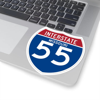 I-55 MO (Missouri) (Road Sign) STICKER Vinyl Kiss-Cut Decal - The Sticker Space